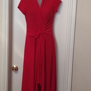 Iman faux wrap dress